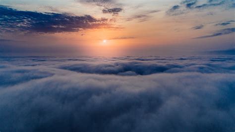 Sea of clouds .